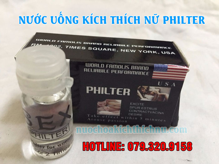 Nước Uống Kích Thích Tình Dục Nữ Philter Tác Dụng Siêu Nhanh